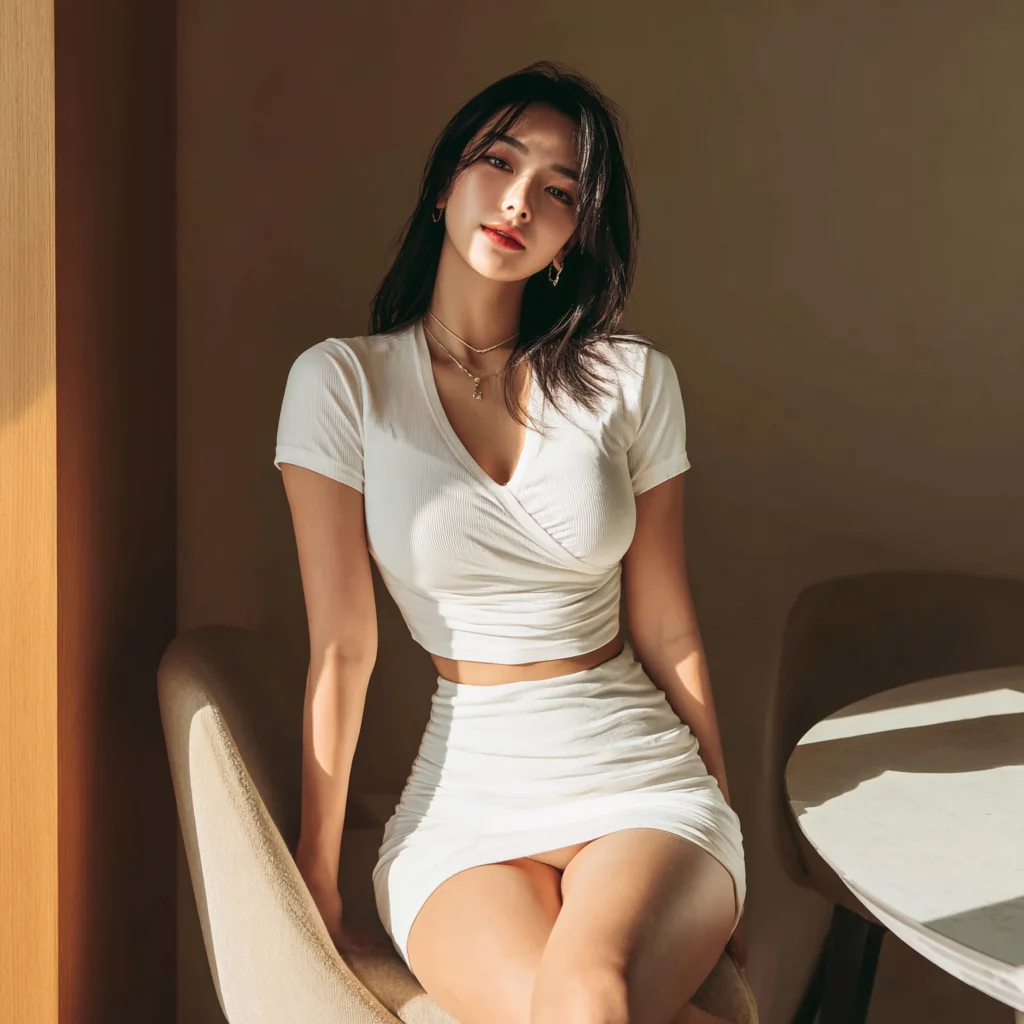 Ruby — the featured Flirt AI companion, Sweet Trouble persona